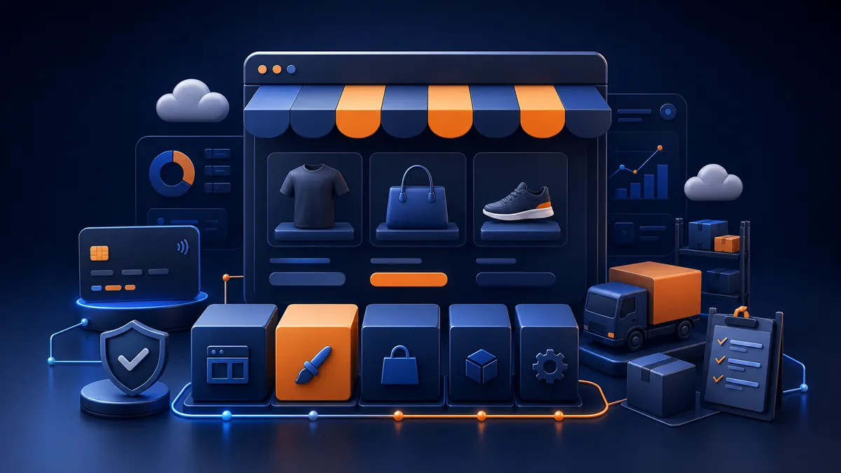E-ticaret sitesi bütçesini oluşturan mağaza, ödeme, kargo ve operasyon bileşenleri